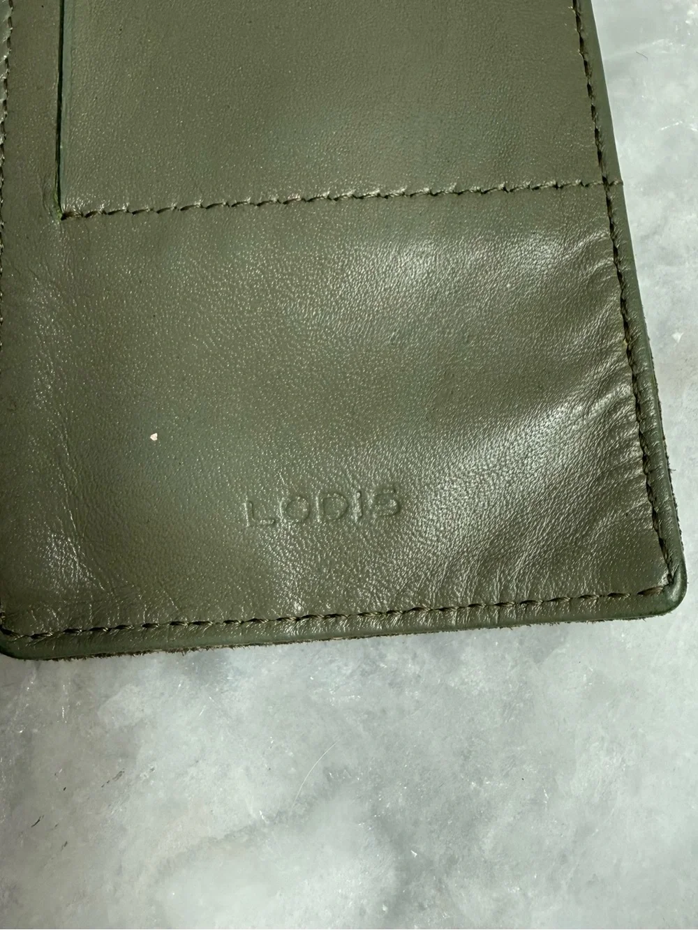 Lodis Julia Long Stacker Leather Card Case - Multicolored Python / Snake Print